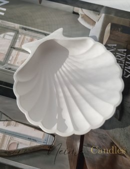 Podstawka w kształcie muszelki - white shell